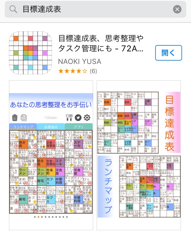 目標達成表の作り方