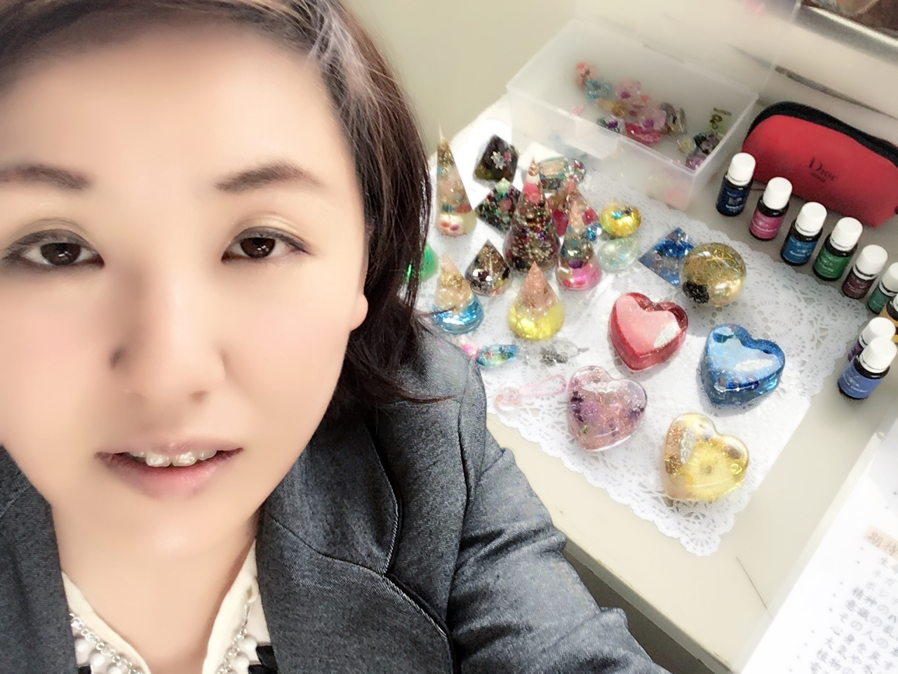 第2回生命誕生石入りオルゴナイトワークショップ