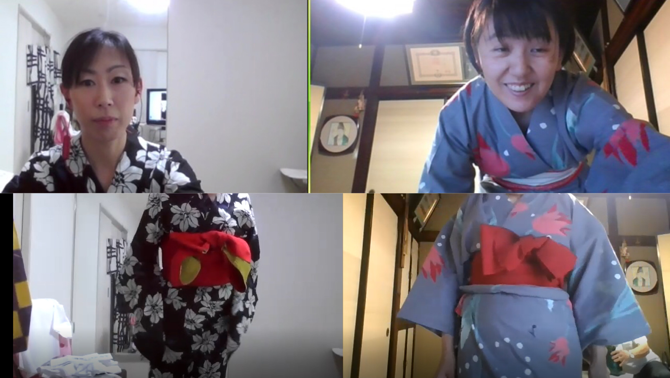 オンラインで浴衣着付けを学ぶ